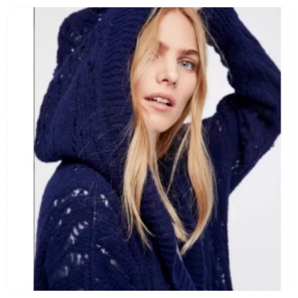 Free People Lemon Drop Hooded Cardigan - Picture 2 of 8